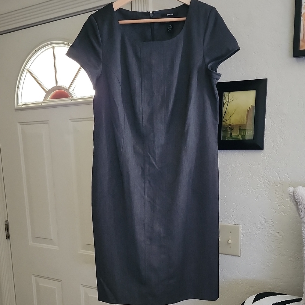 Style & Co. Charcoal Midi Dress